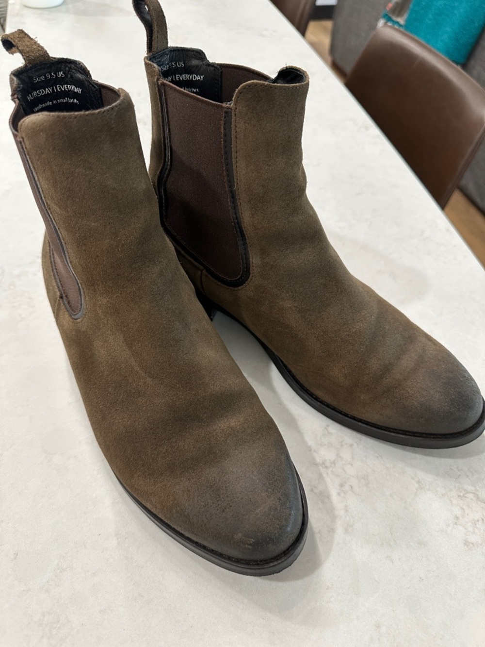 Thursday Boot Company Women’s Dark Olive Suede Everyday Boots